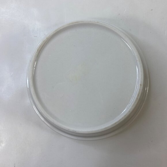 White Ceramic 5" Diameter Ingredient Bowl Simple Design - Picture 4 of 7